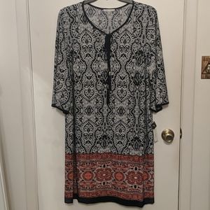 💌 Patterned Midi Dress 18W